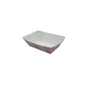 1LB RED PLAID FOOD TRAY 4/250CT