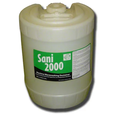[01021-P5002] SANI 2000 LOW TEMP CHLORINATED WAREWASHING DESTAINER 5GL
